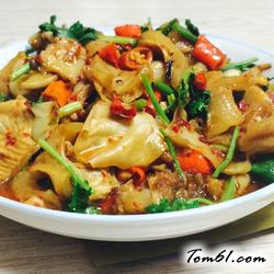 麻辣筋皮的做法