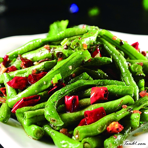 干煸四季豆的做法2