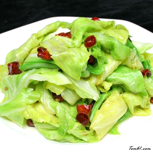 火爆卷心菜的做法