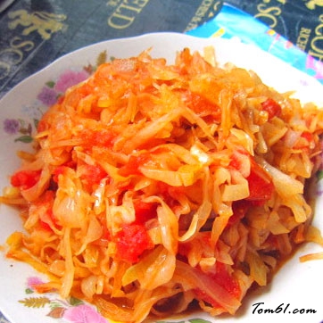 西红柿酱炒大头菜的做法