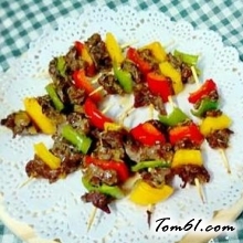 缤纷牛肉串的做法
