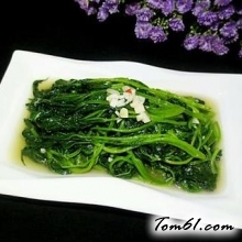 蒜香薯叶的做法