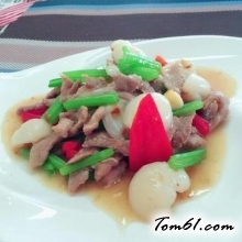 荔枝肉片的做法