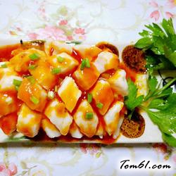 水滑葡萄鱼双吃的做法