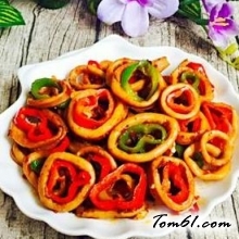 香辣O泡鱿鱼圈的做法