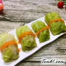 翡翠卷心菜卷的做法