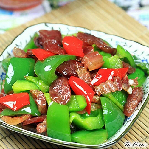 辣椒炒腊肉的做法