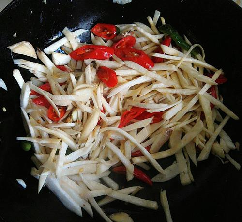 【香辣杏鲍菇】