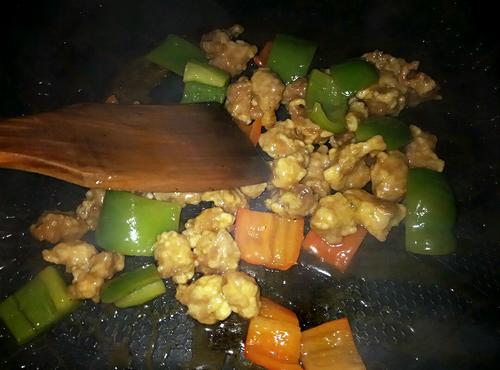 【青椒醋溜肉】