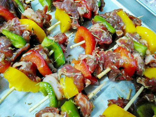 【缤纷牛肉串】