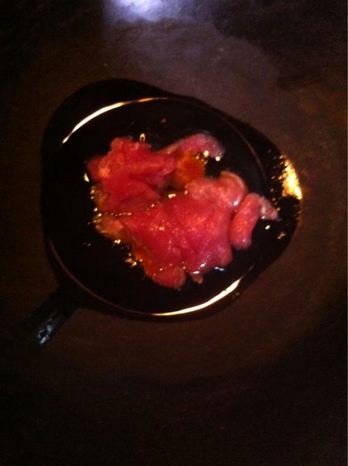 【四季豆炒肉片】