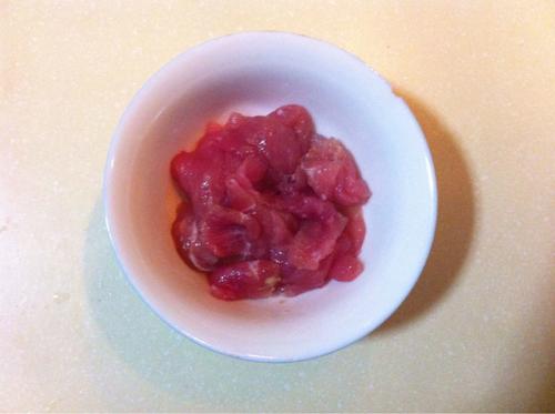 【四季豆炒肉片】