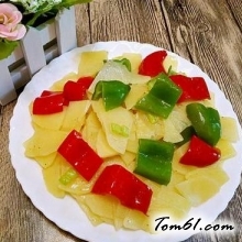 双椒土豆片的做法