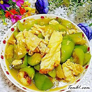 角瓜炒鸡蛋的做法