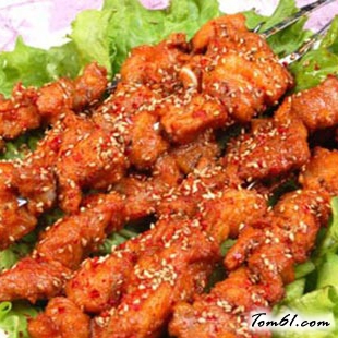 小羊肉串的做法