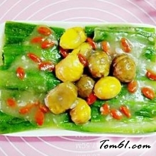 丝瓜烧栗子的做法