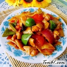 大盘鸡炒片的做法