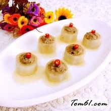 肉酿白萝卜的做法