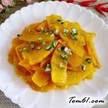 清炒南瓜片的做法