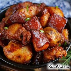 小土豆焖红烧肉的做法