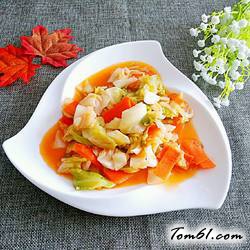 酸甜圆白菜的做法