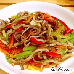 家常炒肚丝的做法