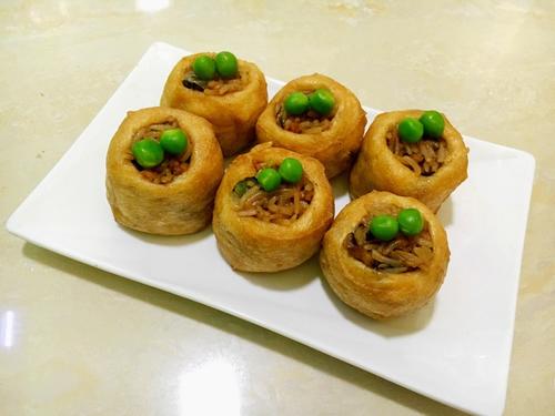 【糯米酿豆腐】