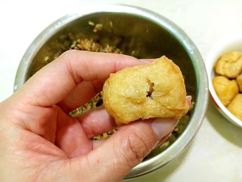 【糯米酿豆腐】