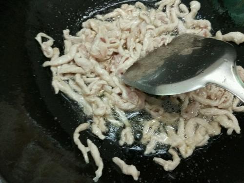 【香芹豆干炒肉丝】