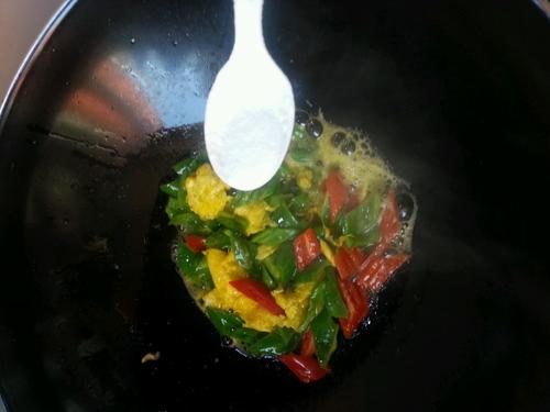 【青椒炒鸡蛋黄】