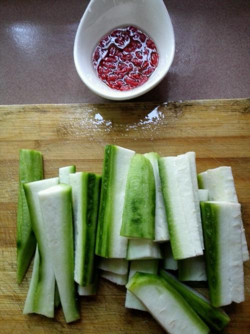 【丝瓜烧栗子】