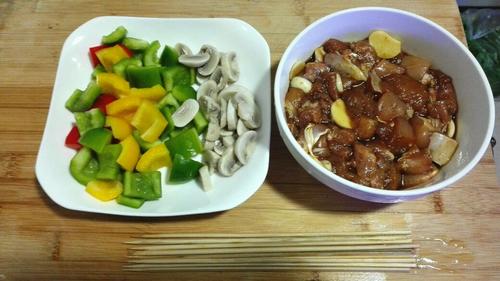 【什锦烤鸡串】