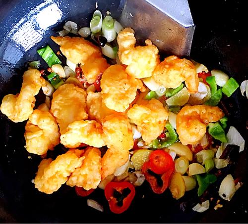 【【宫保脆皮虾】】