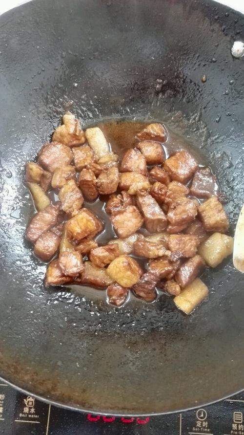 【红烧腐竹、肉】