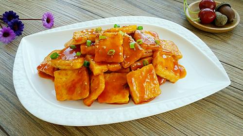 【糖醋脆皮豆腐】