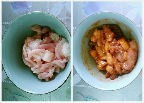 【金针菇炒肉丝】