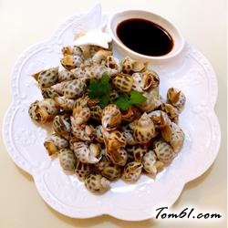 白灼花螺的做法