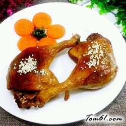 香酥鸭腿的做法2