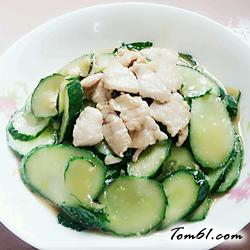 黄瓜炒肉的做法