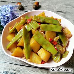 土豆炖豆角的做法