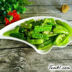 青椒煎苦瓜的做法