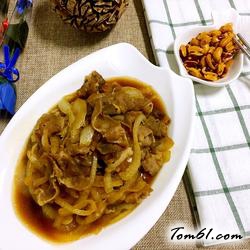 圆葱炒牛肉片的做法