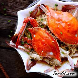 葱油梭子蟹的做法