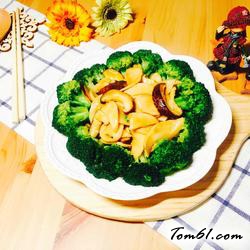 西兰花双菇的做法