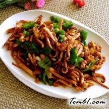 炒鱿鱼须的做法