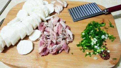 【肉丝炒山药】