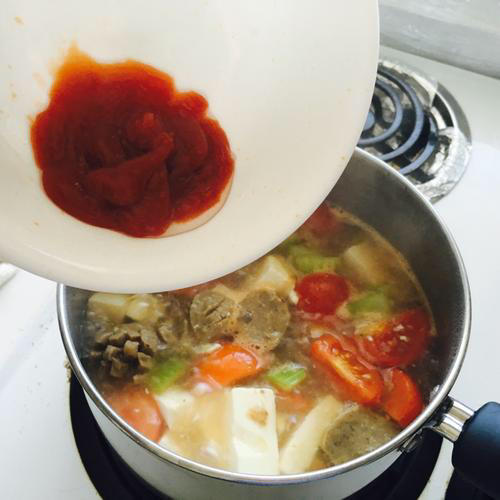 【番茄豆腐牛肉】