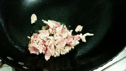 【肉丝炒山药】