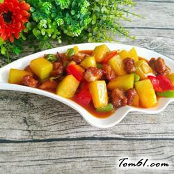 哈密瓜烧肉的做法