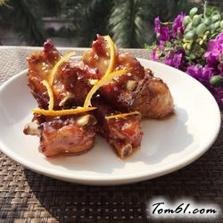 橙汁排骨的做法